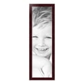 thumbnail image 2 of ArtToFrames 10" x 34" Mahogany Picture Frame, 10x34 inch Brown MDF Poster Frame (WOM-3978),  Pack, 2 of 8