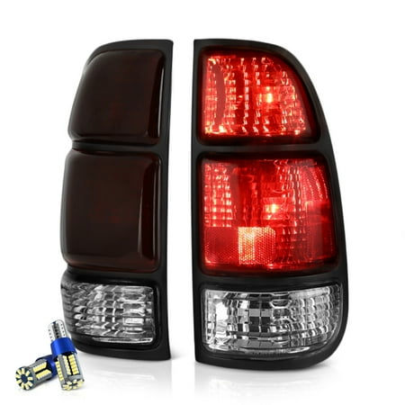 Access Cab Models - VIPMOTOZ Smoke Red Lens OE-Style Tail Light Lamp Assembly For 2000-2006 Toyota Tundra Regular & Access Cab Model, Driver & Passenger Side
