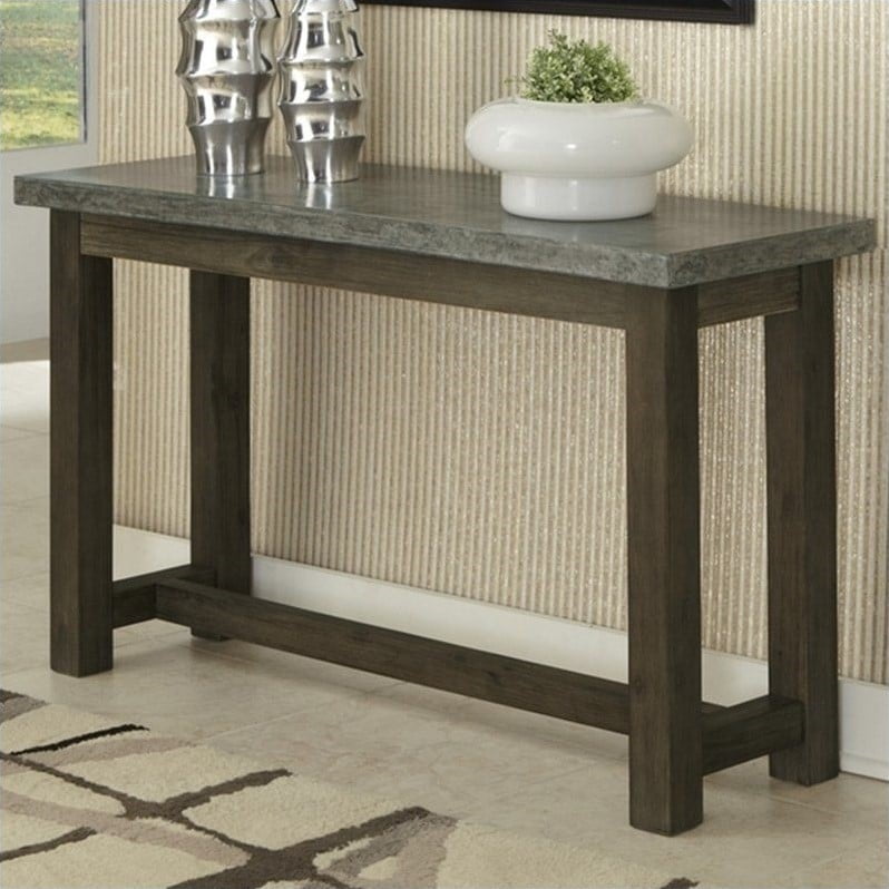 Concrete Chic Console Table