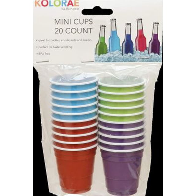 VASOS DE FIESTA DE COLORES KOLORAE