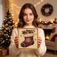 thumbnail image 4 of Diy Christmas Pearl Diamond Painting Art Kit With Frame,Christmas Stocking Diamond Art Craft Set for Adults, Handmade Holiday Wall Decor, Beginner Painting Kit for Christmas Home Decoration, 4 of 6
