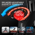 thumbnail image 4 of TOSSFD Magnetic Exercise Bike for Home Gym - 40 lbs Flywheel, 380 lbs Weight Capacity, Commercial Grade Indoor Cycling Bike, Stationary Bike with LCD Monitor & APP, 4 of 9