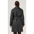 thumbnail image 3 of CoCopeaunt Women Fashion Mid-length Long Down Coat Warm Winter Fall Loose Thicken Down Coat Lightweight Vintage Coat with Belt, 3 of 4