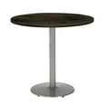 thumbnail image 2 of KFI Studios Urban Loft 3.5' Round Bistro Table, Barnwood, Silver Base, 2 of 3