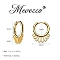 thumbnail image 5 of MEVECCO Hoop Earrings 14K Gold Plated Dainty Simple Handmade Jewelry for Women, 5 of 6