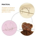 thumbnail image 6 of Hair Bun Clips Accessories Gold Clip Women Holder Thick Vintage Circle Girls Metal Sticks Buns Cuffs Slide Stick Pin, 6 of 9