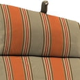 thumbnail image 5 of Jordan Manufacturing Sunbrella 72" x 22" Passage Poppy Multicolor Stripe Rectangular Outdoor Chaise Lounge Cushion with Ties and Hanger Loop, 5 of 12