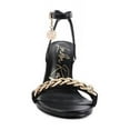 thumbnail image 4 of Mooning High Heeled Metal Chain Strap Sandals, 4 of 11