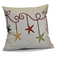 thumbnail image 1 of Simply Daisy 16" x 16" Starfish Ornaments Geometric Print Pillow, 1 of 2