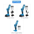 thumbnail image 3 of Amdohai 20V Cordless Rechargeable LED Work Light Rotatable Head Portable Handheld Illumination Lamp with Hook 2.0Ah Battery Charger for Machinery Auto Repair Camping, 3 of 8