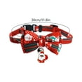 thumbnail image 3 of Taicans Christmas Cat Collar - Festive Bow & Bells Design,Adjustable 7.8-10.5in Breakaway Safety Collar with Detachable Santa & Tree Charms,Perfect Holiday Gift for Cats - Safe,Comfortable & Adorable, 3 of 6