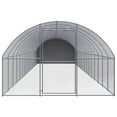 thumbnail image 2 of vidaXL Outdoor Chicken Coop 9.8'x52.5'x6.6' Galvanized Steel, 2 of 7