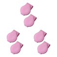 thumbnail image 3 of Speravity Paquete de 2 clips para gafas de coche, tarjetero, organizador de gafas de sol, color rosa Rosa 3piezas, 3 of 6