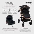 thumbnail image 2 of Carriola Sistema De Viaje Welly Convertible A Bambineto Negro, 2 of 7