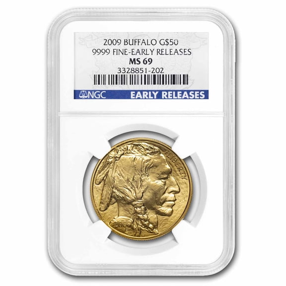 2009 1 oz Gold Buffalo MS-69 NGC