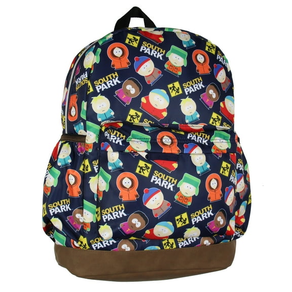 South Park Stan Kyle Cartman Kenny Butters Token School Travel Backpack