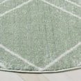 thumbnail image 3 of SAFAVIEH Adirondack Caitriona Geometric Squares Area Rug, Sage/Ivory, 10' x 10' Round, 3 of 11