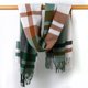 thumbnail image 5 of Bufanda a cuadros de invierno Bufanda de imitación de cachemira con borlas estampadas Fashi, 5 of 5