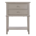 thumbnail image 3 of Pemberley Row Solid Wood Silver Champagne Nightstand Rectangular 28"x22"x16" Unassembled, 3 of 7