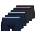 thumbnail image 1 of SKINY Calzoncillos bóxer para hombre, paquete de 6 - Pantalones Algodón Multipack, ropa interior, pantalones, unicolor Azul/Negro M (Medium), 1 of 7