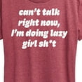 thumbnail image 3 of Instant Message - Can't Talk - Women's Short Sleeve Graphic T-Shirt, 3 of 6