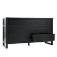 thumbnail image 5 of Better Homes & Gardens Ezra 64" Wide 6-Drawer Dresser, Rich Black Finish, 5 of 7