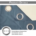 thumbnail image 3 of MesaSe Rideaux d'Extérieur pour Patio Imperméables Isolés Bloquant la Chaleur et la Lumière, Draperies Résistantes à la Décoloration, Rideau Épais pour Balcon, Pelouse, Jardin, 1 Panneau, 3 of 7