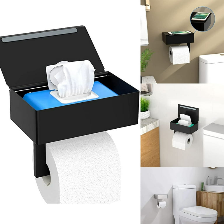 Techvida Toilet Paper Holder Toilet Paper Roll Storage Holder with