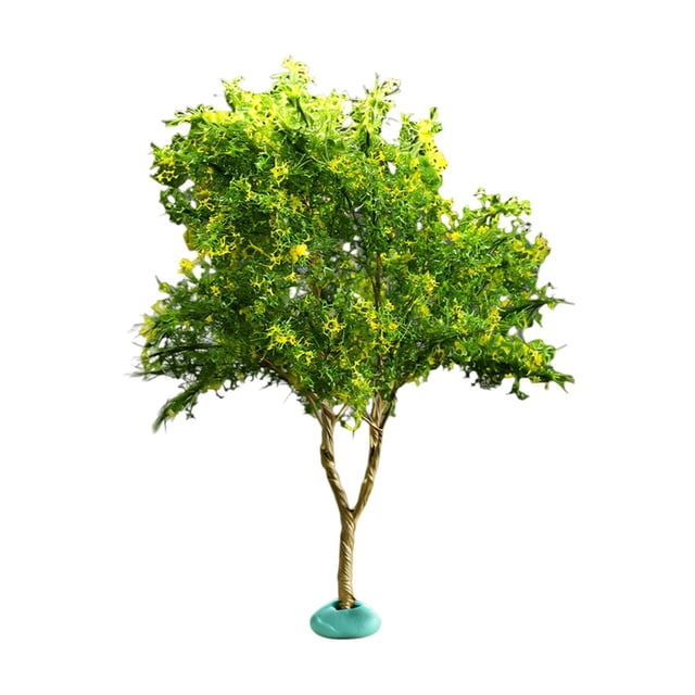 Árbol de cerezo artificial en flor, decoración de mesa de arena, centro de mesa para bodas 115 cm