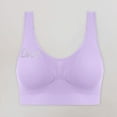 thumbnail image 4 of ylioge S-4X Plus Size Sports Bras for Women No Underwire Push Up Bralettes Womens Stretchy Pullover Breathable Padded Workout Tshirt Underwear Bra, 4 of 8