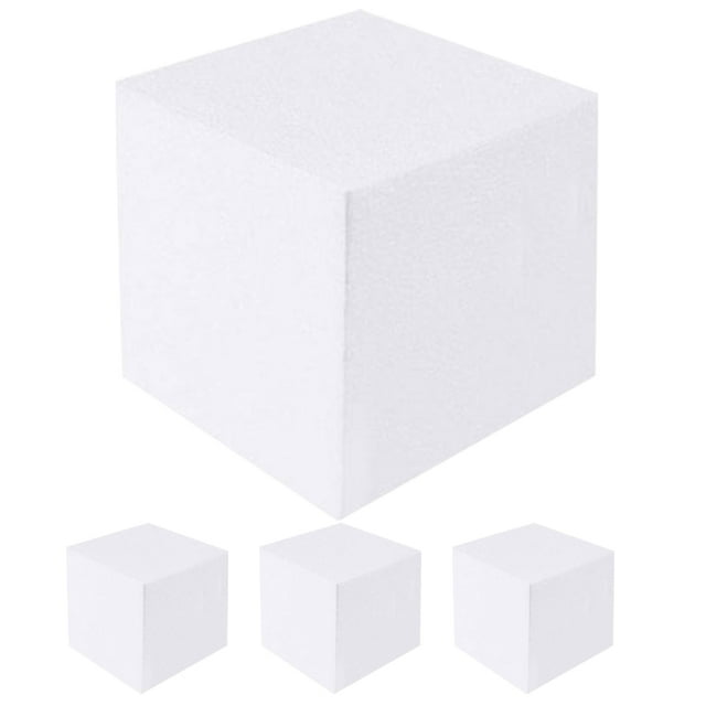 Miangastore 4Pcs Creative Shaped Foam Cakes Multi-function Cake Models Gathering Cake Dummies