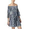 thumbnail image 2 of American Rag Womens Off-The-Shoulder A-Line Dress, 2 of 2