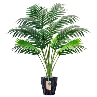 Artificial Mini Palm Trees by Make Market for Indoor/Outdoor Decoration,  Realistic Plastic Plant - Walmart.com