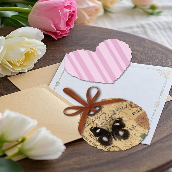 1Pcs Tag Theme Decorative Embossing Card Heart Carbon Steel Cutting Dies Stencils Metal Die Cuts for DIY Scrapbooking Album Decorative