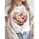 thumbnail image 1 of Summer Women'S Front Printed Short-Sleeved T-Shirt, Comfortable And Breathable Fabric, Casual And Sporty , Suitable for Spring And Summer, 1 of 6