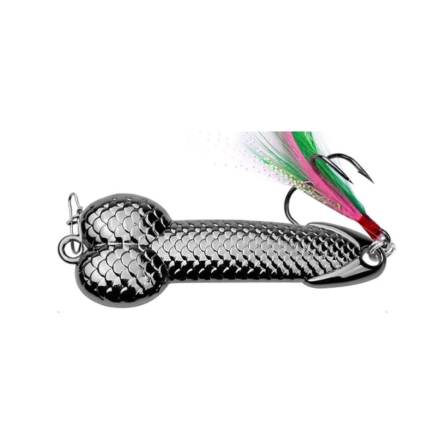 relayinert Metal Glitter Fishing Lure For Attracting Fish In Various Fishing Environments Suitable For Most Black 21g 1Set