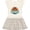 Natural with Stripes, variant on Bermuda Vacation Trip Girls Toddler Dress