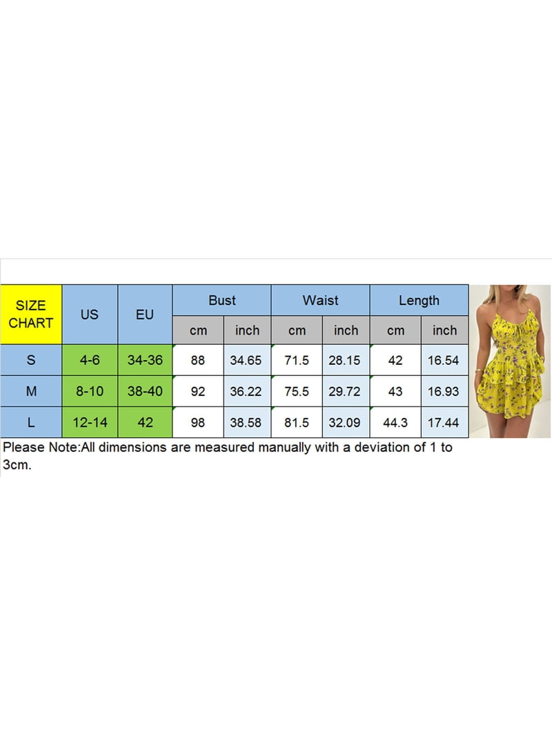 WDIRARA Women's Floral Ruffle Halter Dress - Sleeveless Backless Short Dress For Summer