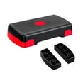thumbnail image 2 of Lipstore Stepper Aérobique Réglable Stepper d'Entraînement pour Gym Entraînement de Force et de Mise en Forme Rouge Noir, 2 of 8