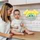 thumbnail image 3 of Babero de manga larga con recogedor de comida - Babero de manga a prueba de desorden para comidas, pintura y alimentación de niños pequeños - Fácil de limpiar, lavable a máquina, 3 of 4