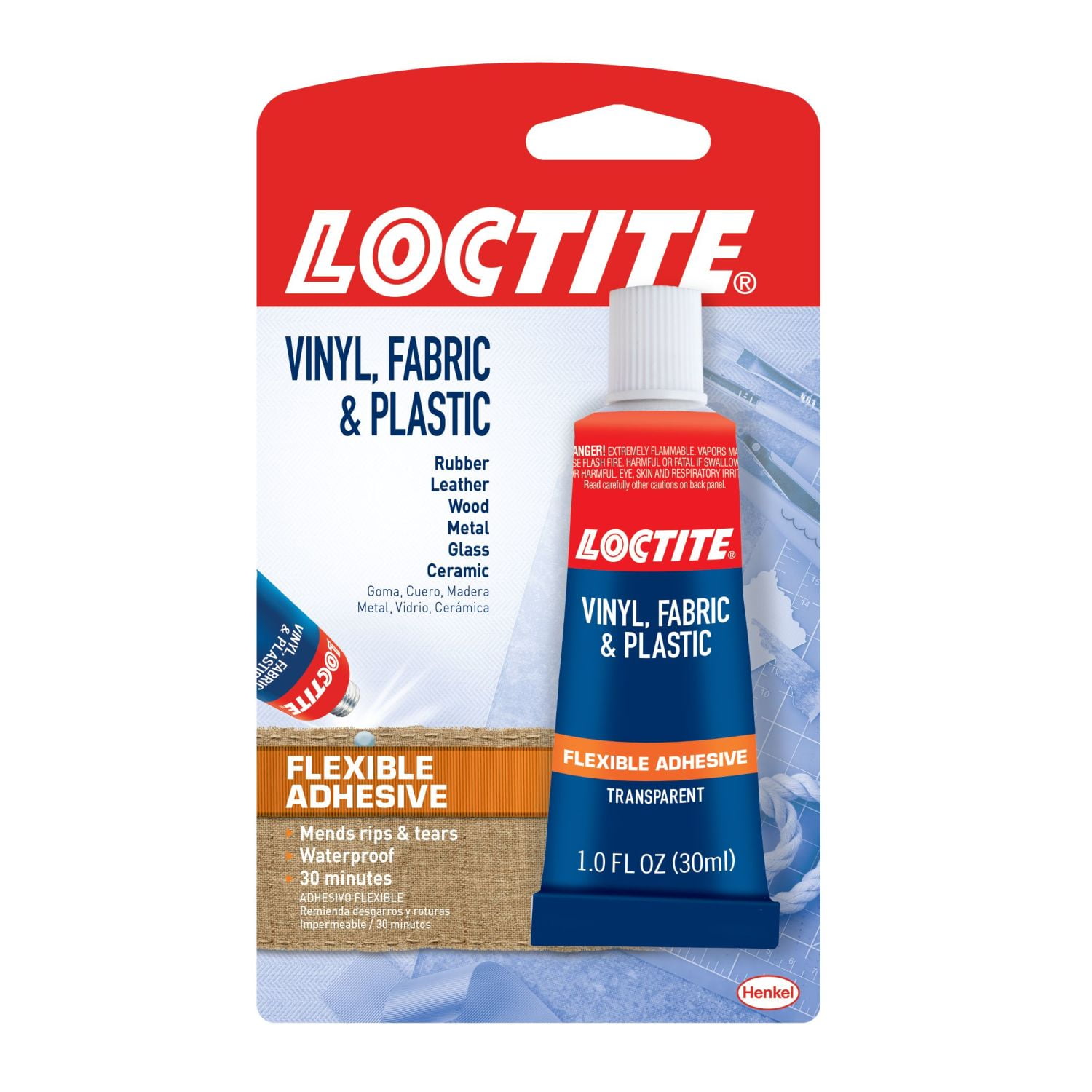 Loctite Vinyl Fabric & Plastic Repair Flexible Adhesive, 1 oz Walmart
