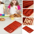 thumbnail image 5 of Vxdvou Tiramisu Finger Biscuits Baking Mold, Food-Grade Silicone, Microwave & Dishwasher Safe, Flexible Molds for Kitchen Baking, Reusable Cake Molds, Non-Stick, Easy to Clean Baking Tool, 5 of 9