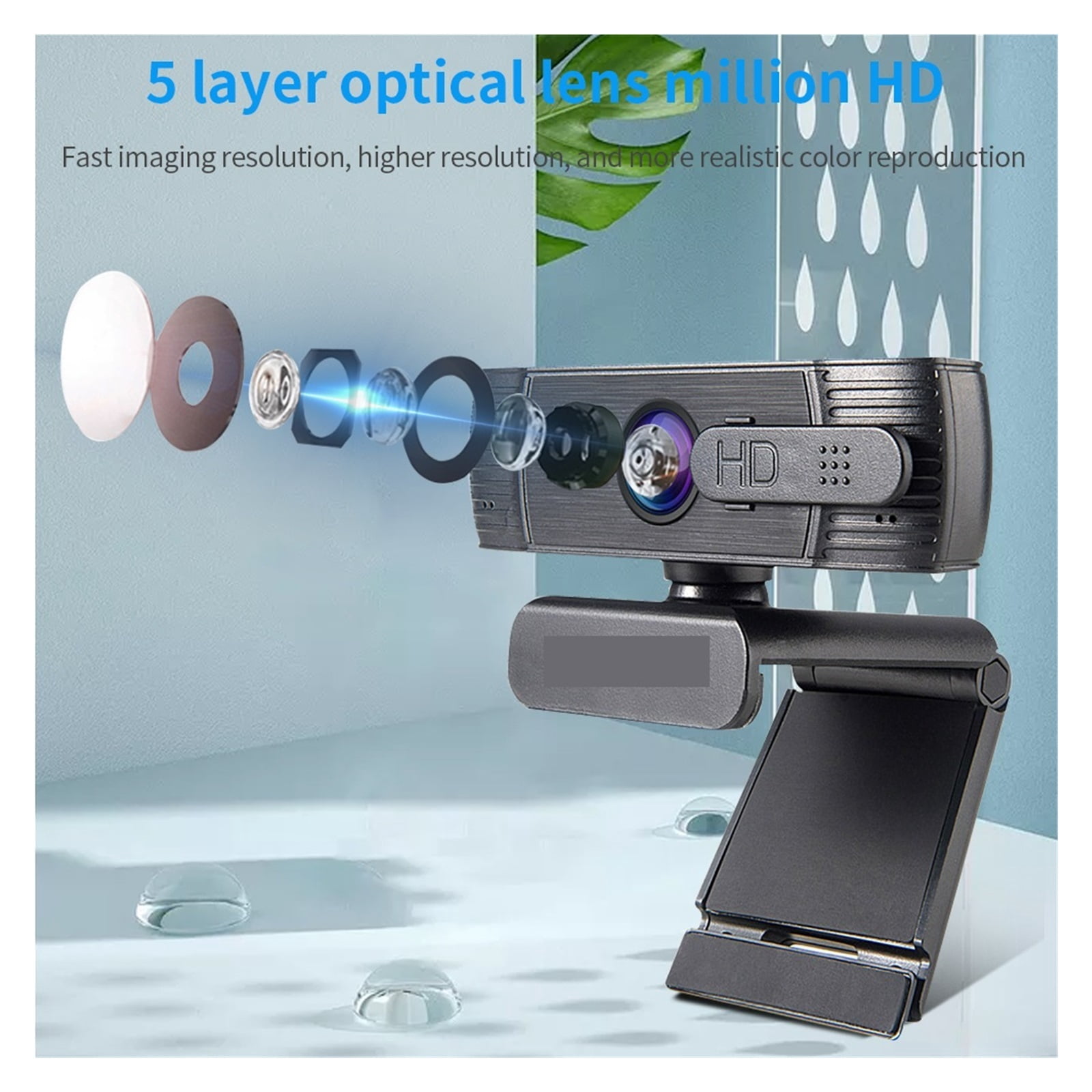 Autofocus Webcam 1080P Web Camera With Microphone For Pc/Computer Usb Camera Web Cam Webcam Full Hd 1080P For Conferencing, Live Streaming, Recording ,HD Video