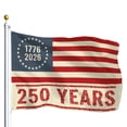 thumbnail image 4 of Celebrate 250 Years Of American History, 1776-2026 American Flag Decoration, Single-Sided Us Flag, M1Pc 250Th Anniversary Flag For Display, Patriotic Decor For Home Garden Outdoor, 4 of 7