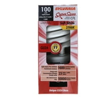 Sylvania Super Saver GU24 120 volts 23 watts 2700K Medium Base