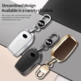 thumbnail image 2 of For Toyota B 3 buttons key case Hilux Innova Rav4 Fortuner Yaris Key Case Fashion Zinc alloy+leather Car Key Case Accessories, 2 of 9
