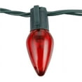 thumbnail image 3 of 16 ft. 25-Light LED Red and White C9 Super Bright Steady Lit String Light, 3 of 6