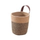 thumbnail image 4 of Cesta tejida para cocina, dormitorio, baño, cesta colgante multiusos. Marrón oscuro, 4 of 9