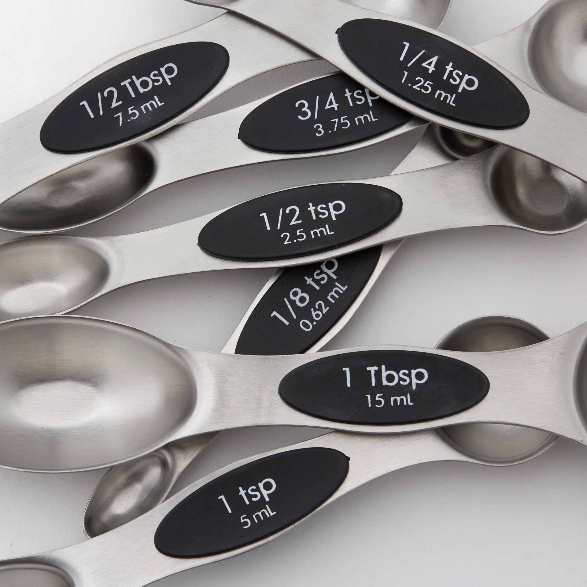 Zulay Kitchen Magnetic Measuring Spoons Set of 8 - White, 1 - Smith's Food  and Drug