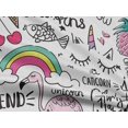 thumbnail image 5 of oneOone Rayon Blush Pink Fabric Unicorn Pattern Sewing Material Print Fabric By The Yard 56 Inch Wide, 5 of 5